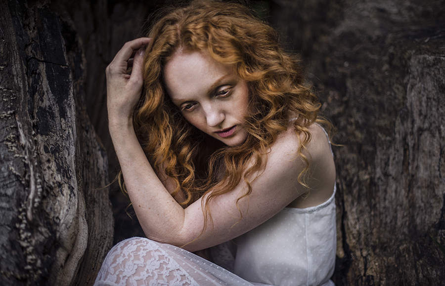 Redhaired model Ivory Flame by Picturecorner photography