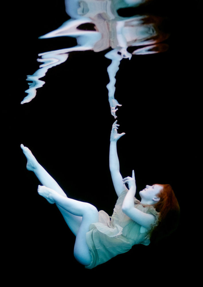 UNDERWATER MODEL Ivory Flame by photographer Alberich Mathews