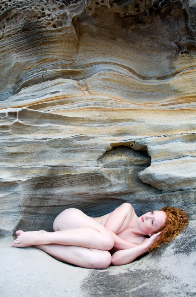 UK redhead model photographed by Paul Wesley in Sydney Australia