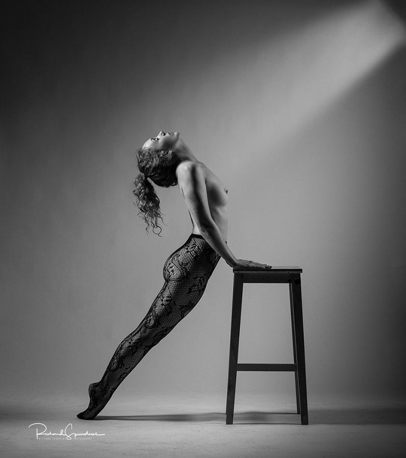 art nude model Ivory Flame by Richard Spurdens