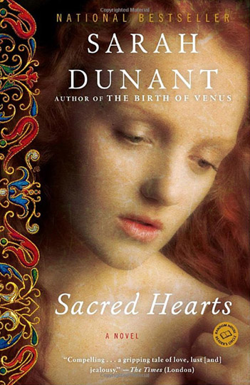 Bookcover of Sarah Dunant Sacred Hearts featuring model Ivory Flame by photographer Steve Peet