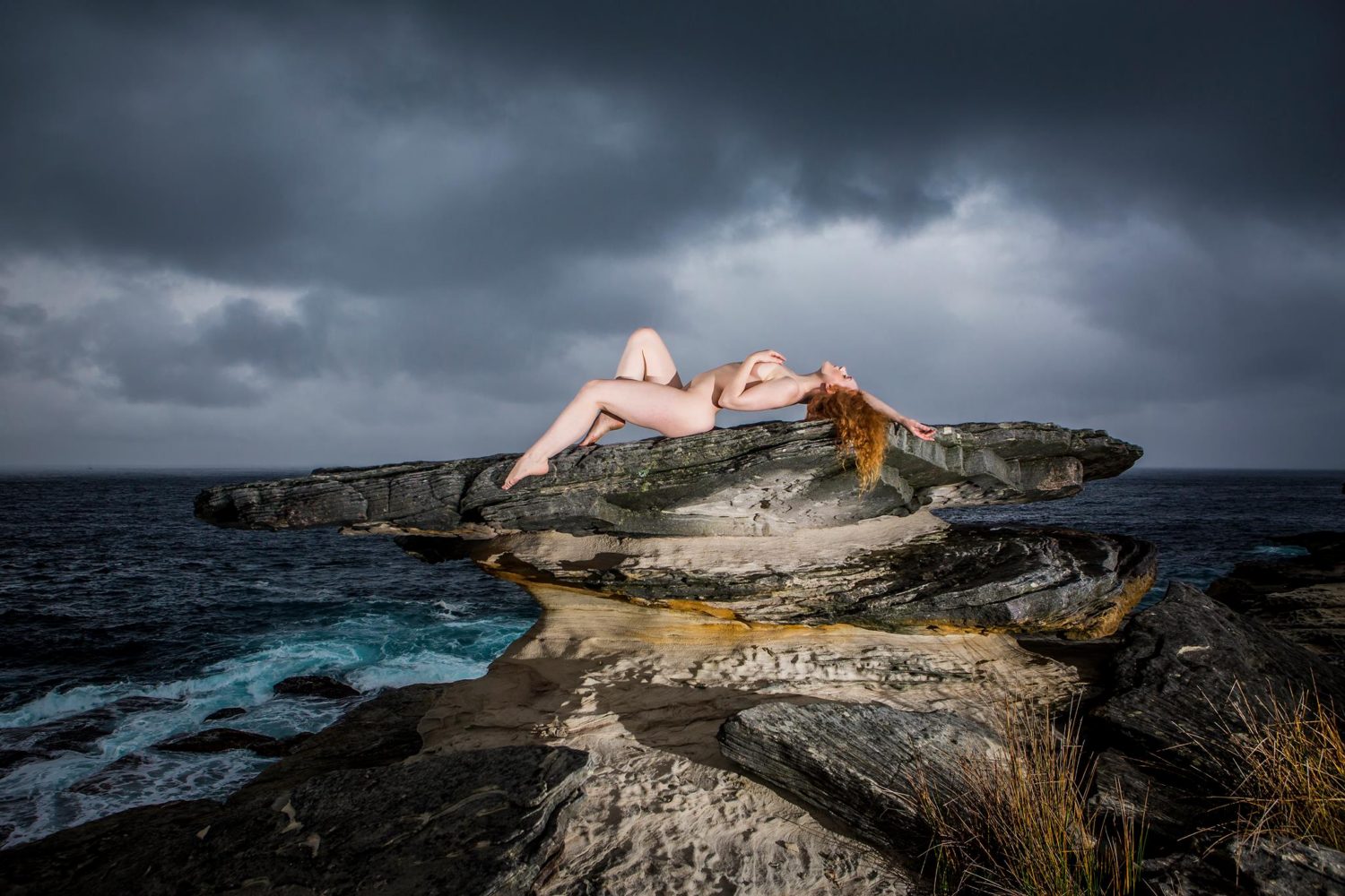 Ivory Flame nude model in nature, photograpohed in Sydney by Tim Bradshaw