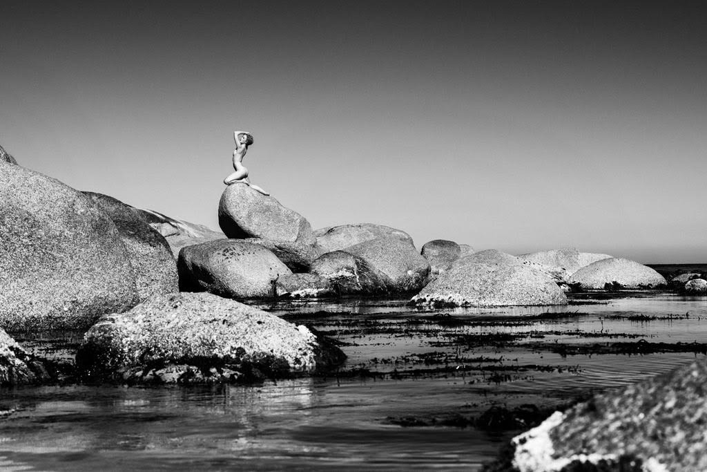 Redhaired Model IVORY FLAME nude in Tasmania by Bret Salinger