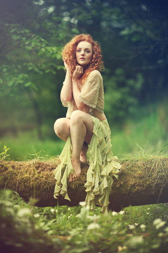 Pale Green Forest Skirt