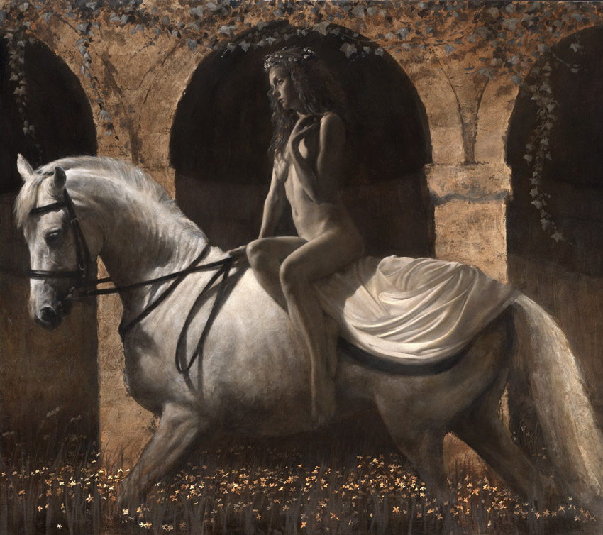 Model UK England Ivory Flame by painter artist Fletcher Sibthorp