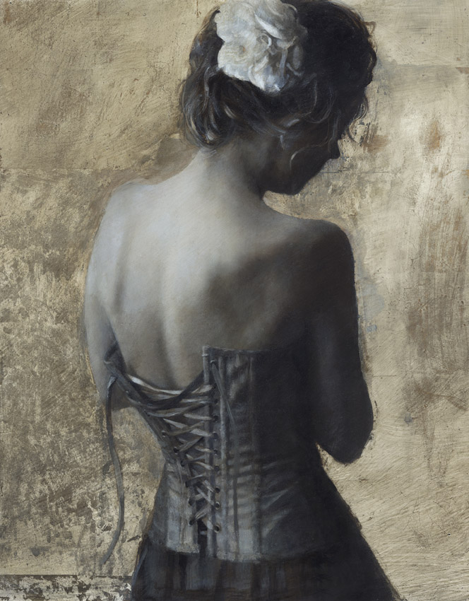 Model UK England Ivory Flame by painter artist Fletcher Sibthorp
