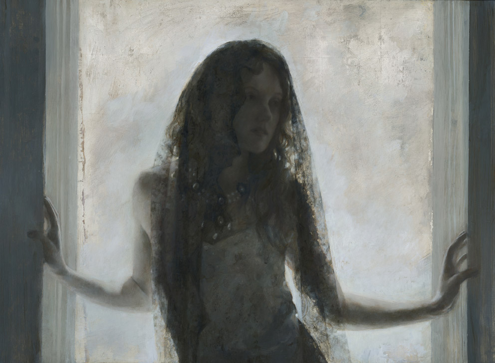 Ivory Flame by Fletcher Sibthorp Ivory Flame model artist painter 3  Canvas