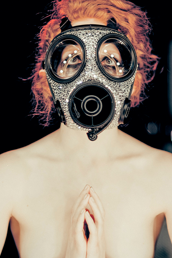 Ivory Flame by Benedict Campbell Ivory Flame Gas Mask 2007 900px  Surreal