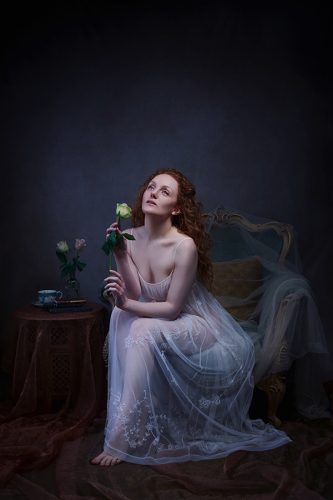 Sheer White Lace Nightdress