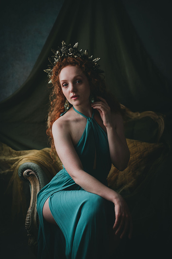 Gold Gothic Halo Headdress