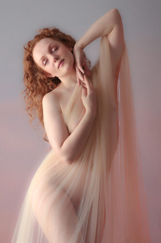 Sheer Nude Tulle
