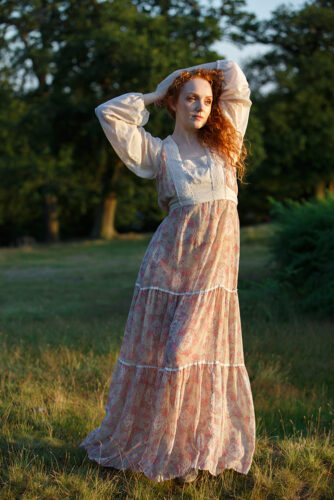 Vintage Prairie Cotton Dress