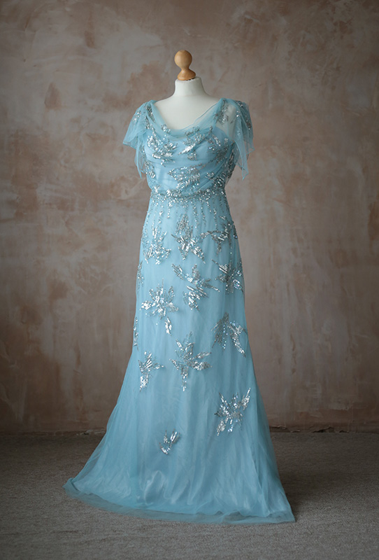 Pale Blue Sparkle Dress