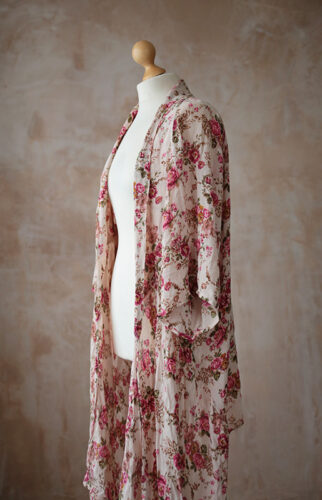 Floral Pink Cover Up