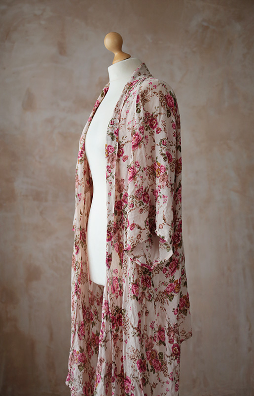 Floral Pink Cover Up