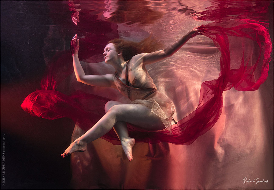 Ivory Flame by Ivory Flame tank shoot  Underwater