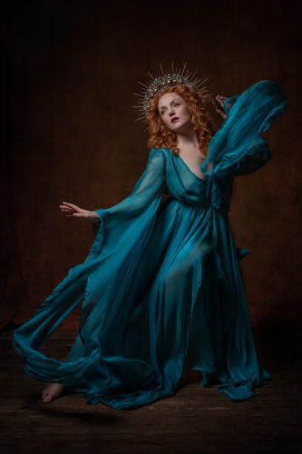 Turquoise Ethereal Gown
