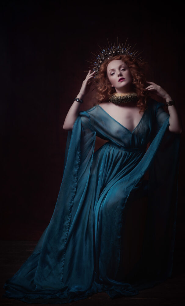 Turquoise Ethereal Gown