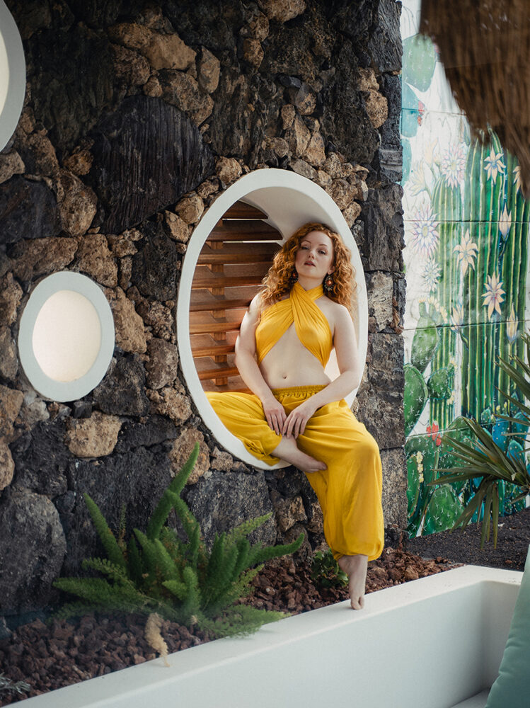 Gold Yellow Harem Pants