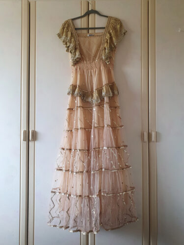 Gold Embellished Dress