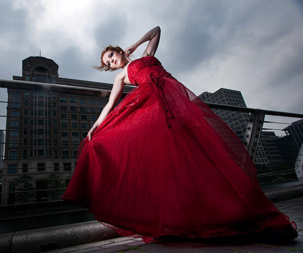 Red Ballgown (Size 8) – £20