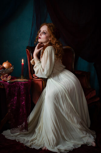 1930s Cream Peignour Gown