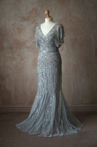 Silver Sequin Dress