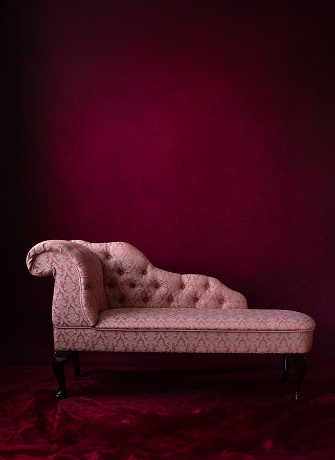 Pink Chaise (can be covered with any fabrics)