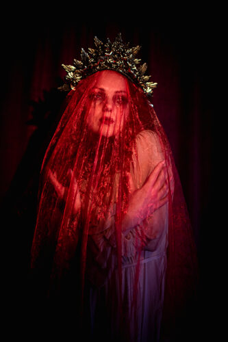 Gold Gothic Halo Headdress