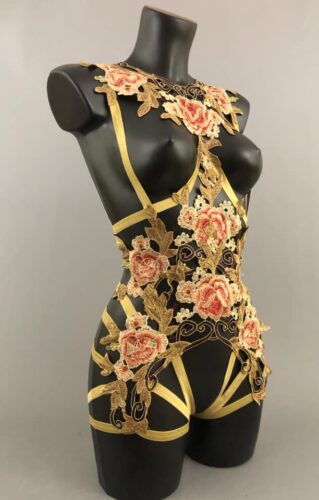 Guilded Flower Bodycage (Size S) – £150 (RRP £220)
