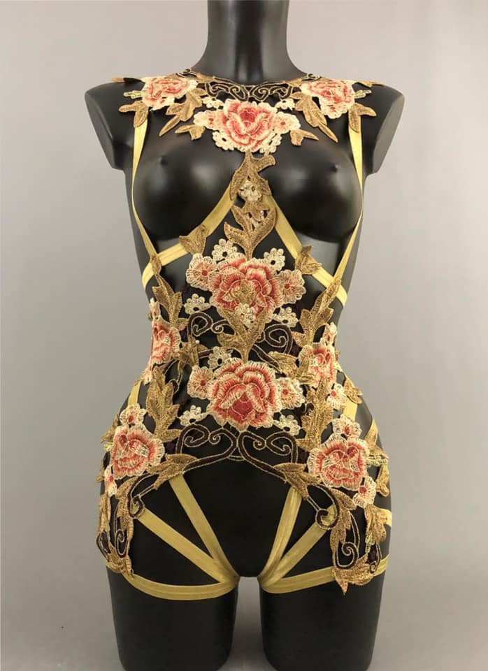 Guilded Flower Bodycage (Size S) – £150 (RRP £220)