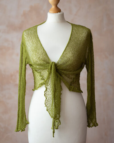 Olive Tie Top