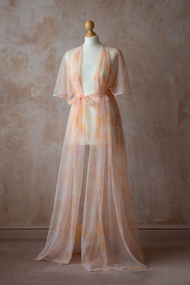 Vintage Peach Robe