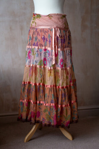 Pink Ribbon Skirt (Size S) – £15